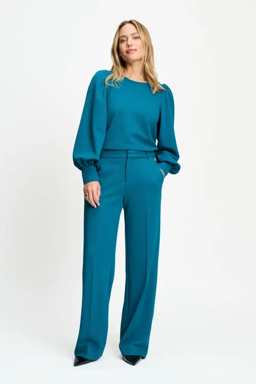 PANTS - Lara Teal Green - Groen - Afbeelding 5