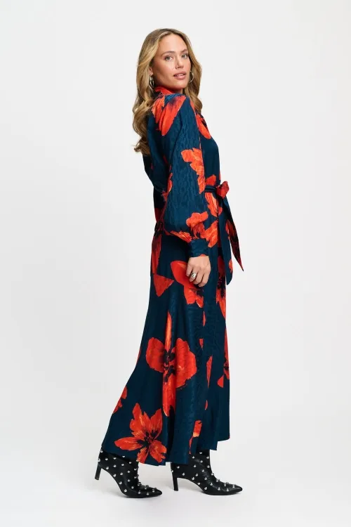 DRESS - Cato Bloom Rouge - Multi color