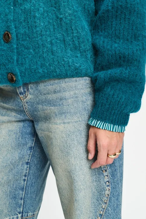 CARDIGAN - Meryl Teal Green - Groen - Afbeelding 5