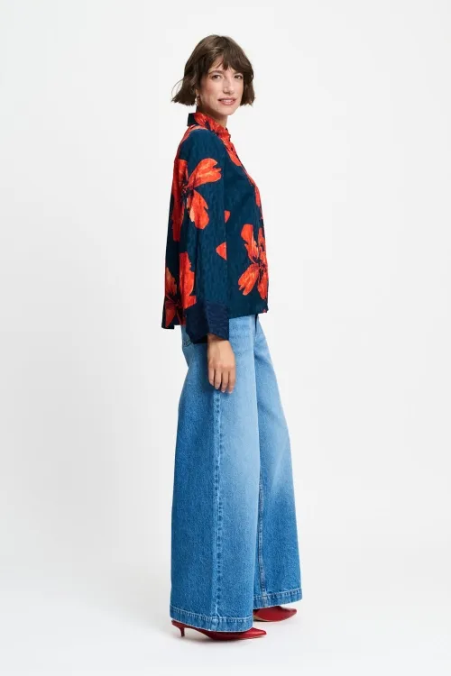 BLOUSE - Alex Bloom Rouge - Multi color - Afbeelding 3
