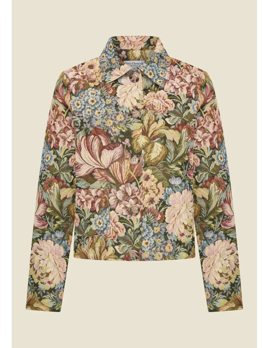 Cecil Jacket Babele Botanical Brocade - Multi color - Afbeelding 4