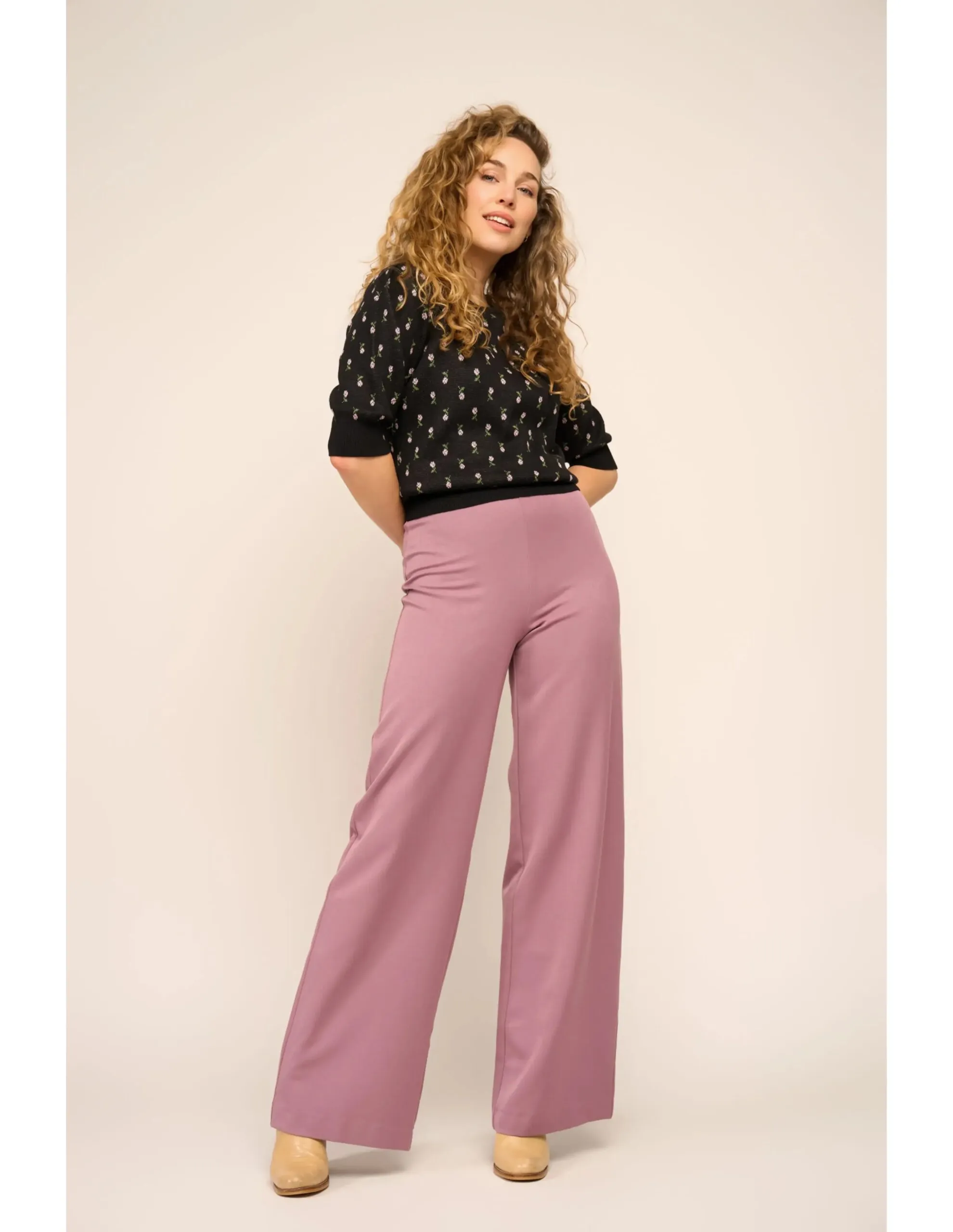 Celeste Pullover Flower Jacquard - Multi color - Afbeelding 2