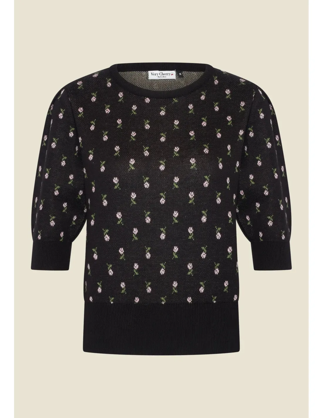 Celeste Pullover Flower Jacquard - Multi color - Afbeelding 5