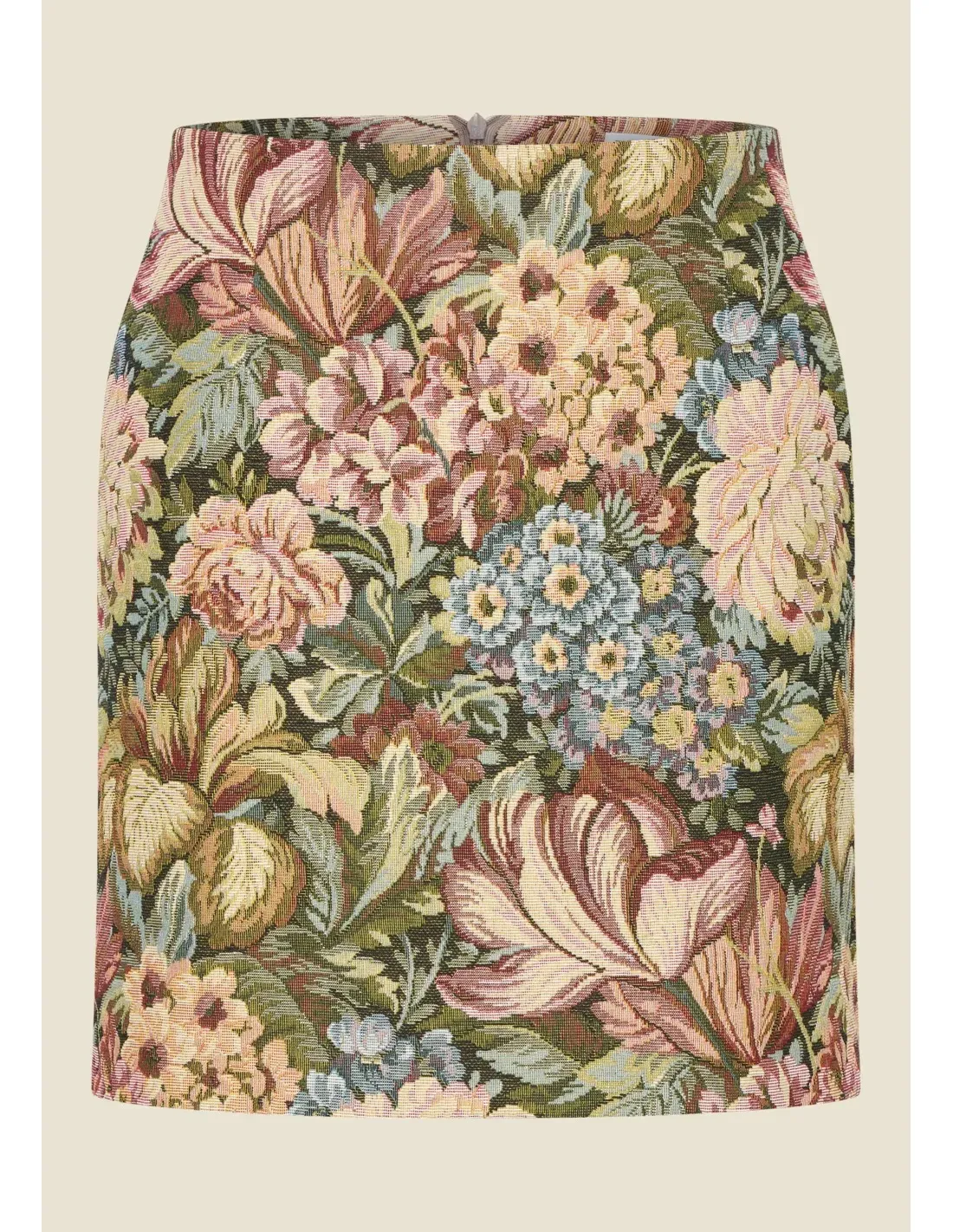 Mini Skirt Babele Botanical Brocade - Bloemen print multi - Afbeelding 4