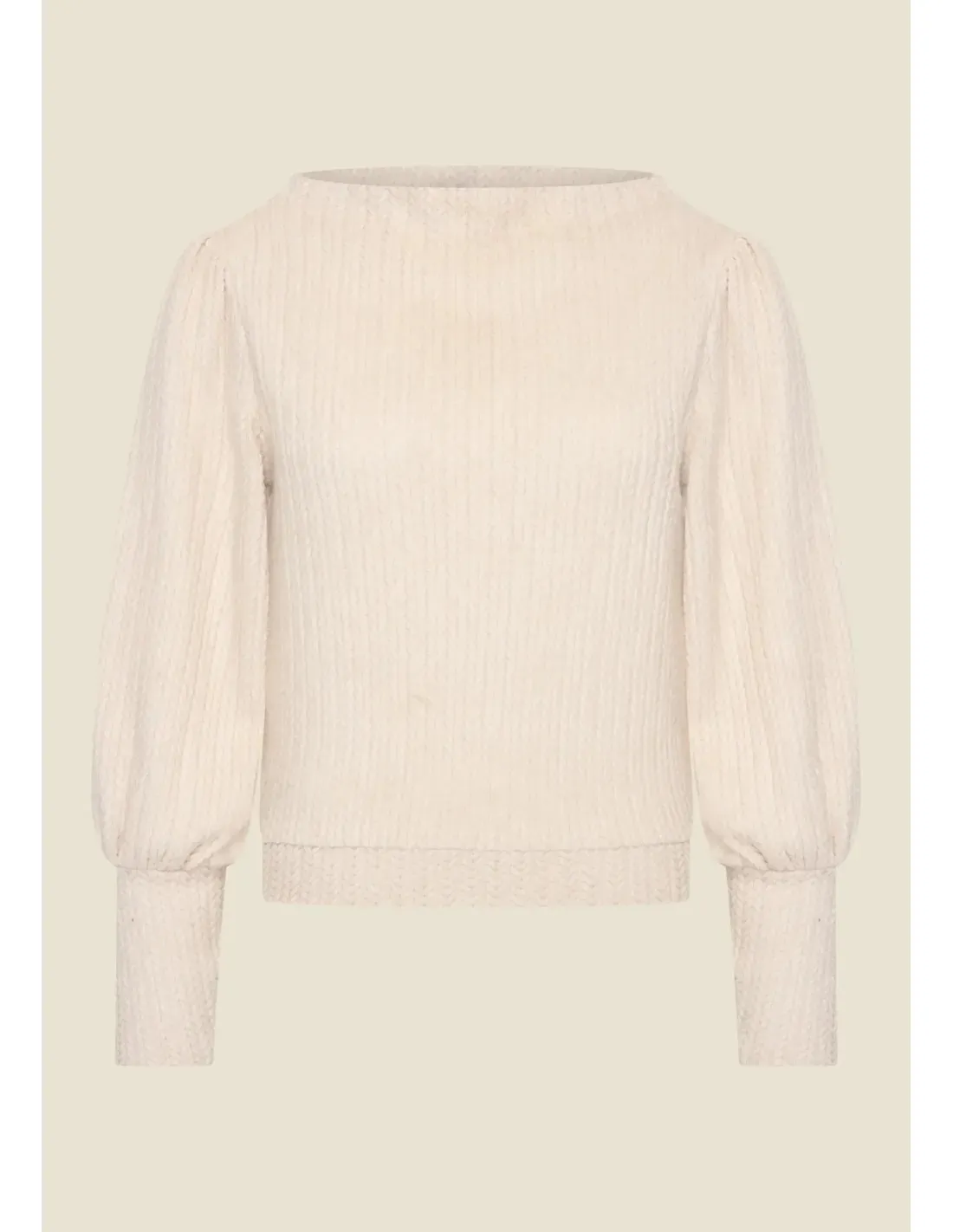 Maya Pullover Cable - Creme wit - Afbeelding 4