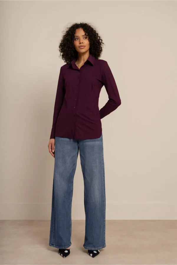 Poppy blouse - Blackberry