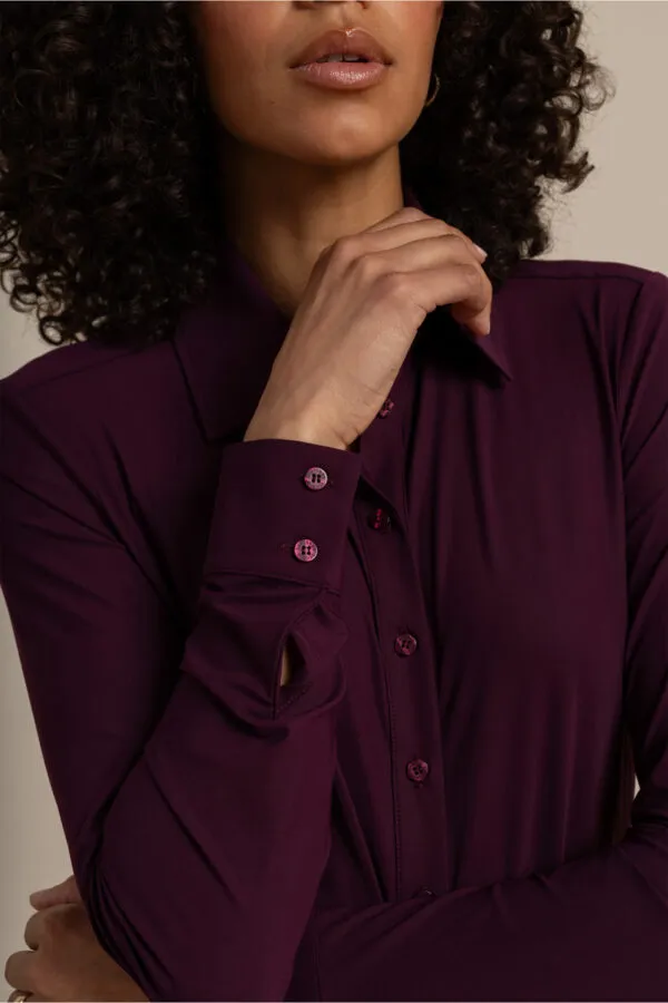 Poppy blouse - Blackberry