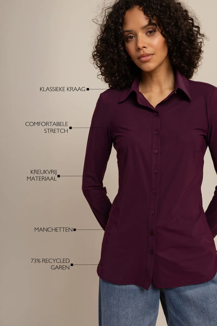 Poppy blouse - Blackberry - Afbeelding 3