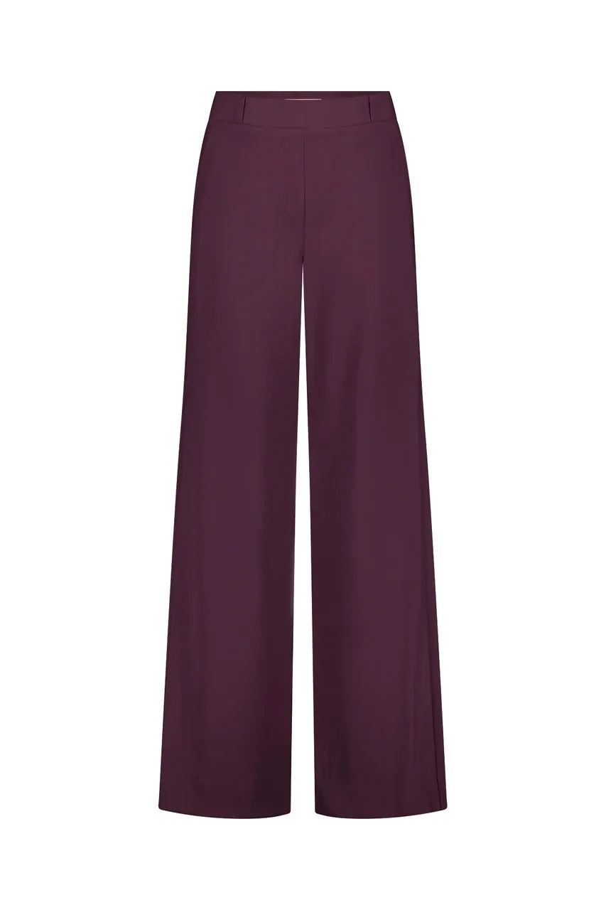 Lexie bonded trousers - Aubergine - Afbeelding 4
