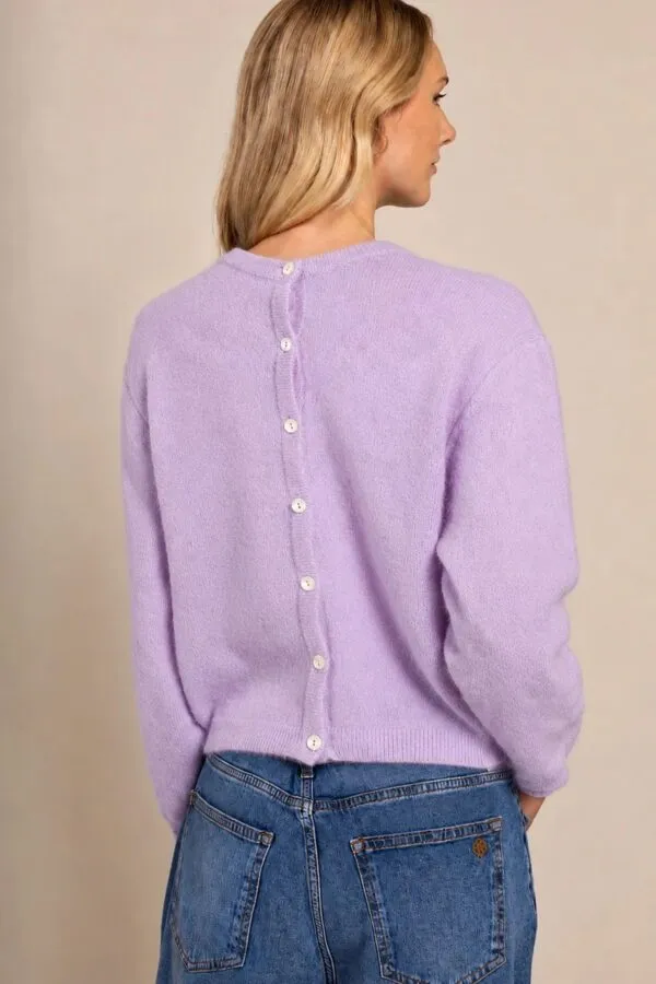 Bibi cardigan - light aubergine
