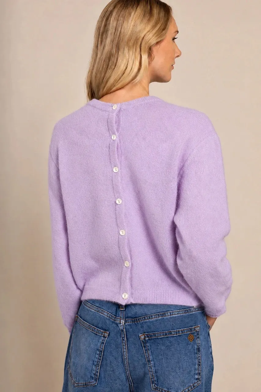 Bibi cardigan - light aubergine