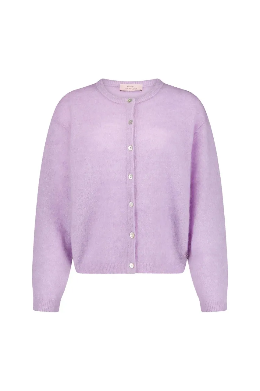 Bibi cardigan - light aubergine - Afbeelding 3