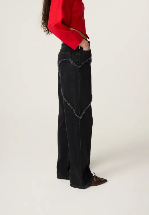 Zoe Boyfriend Jeans - Hearty Black