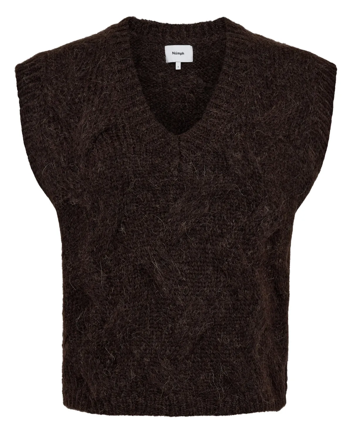 Nualmas Knitted Vest - Bruin - Afbeelding 5