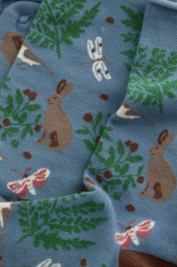 Women's Bamboo Arty Socks - Fern Hare Lichen - Afbeelding 2