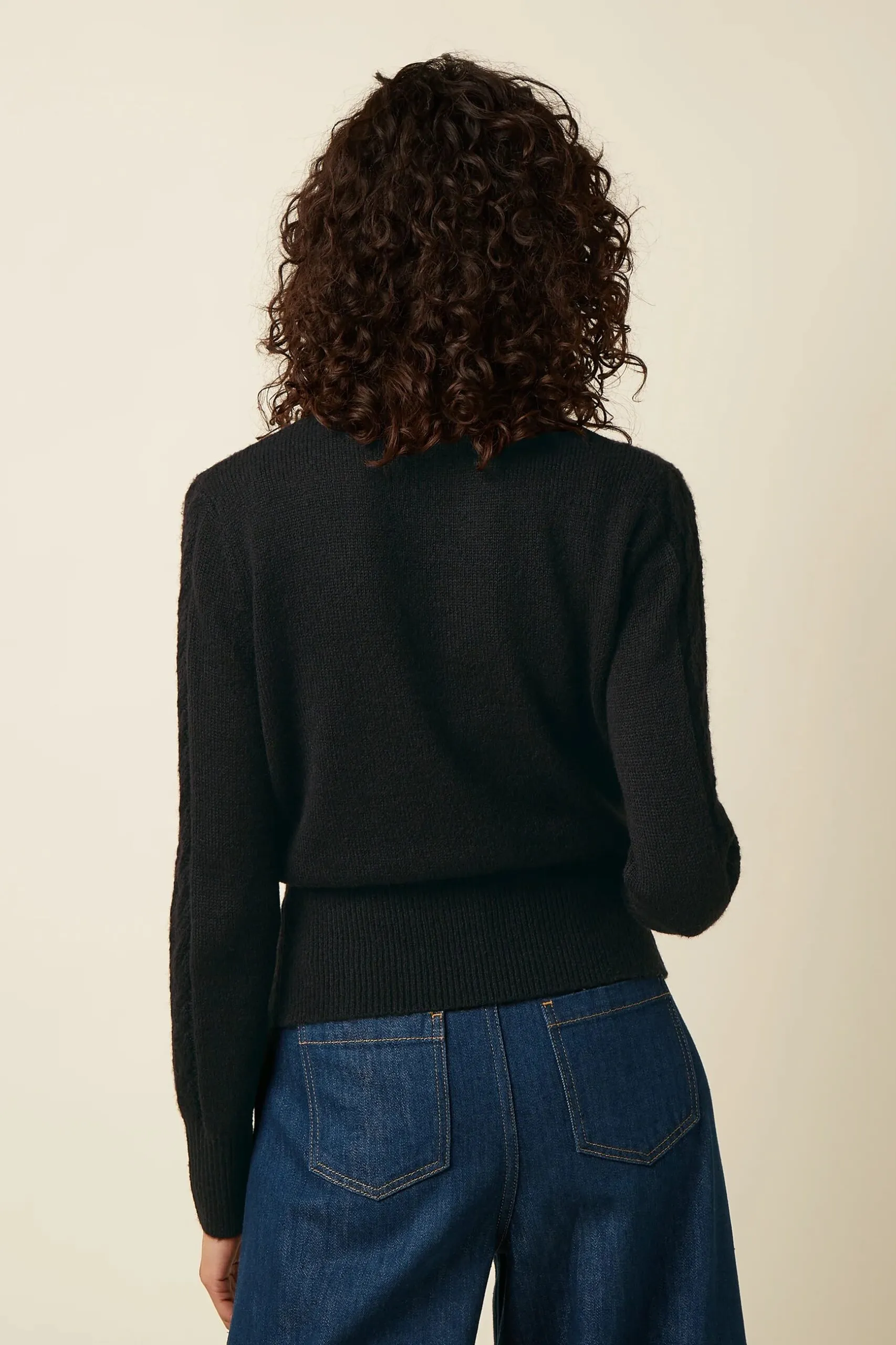 Nilde Top Moss - Zwart - Afbeelding 3