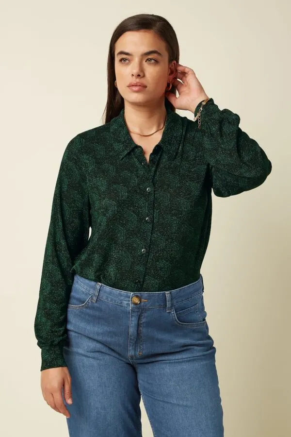 Maisie Blouse Noha - pine green
