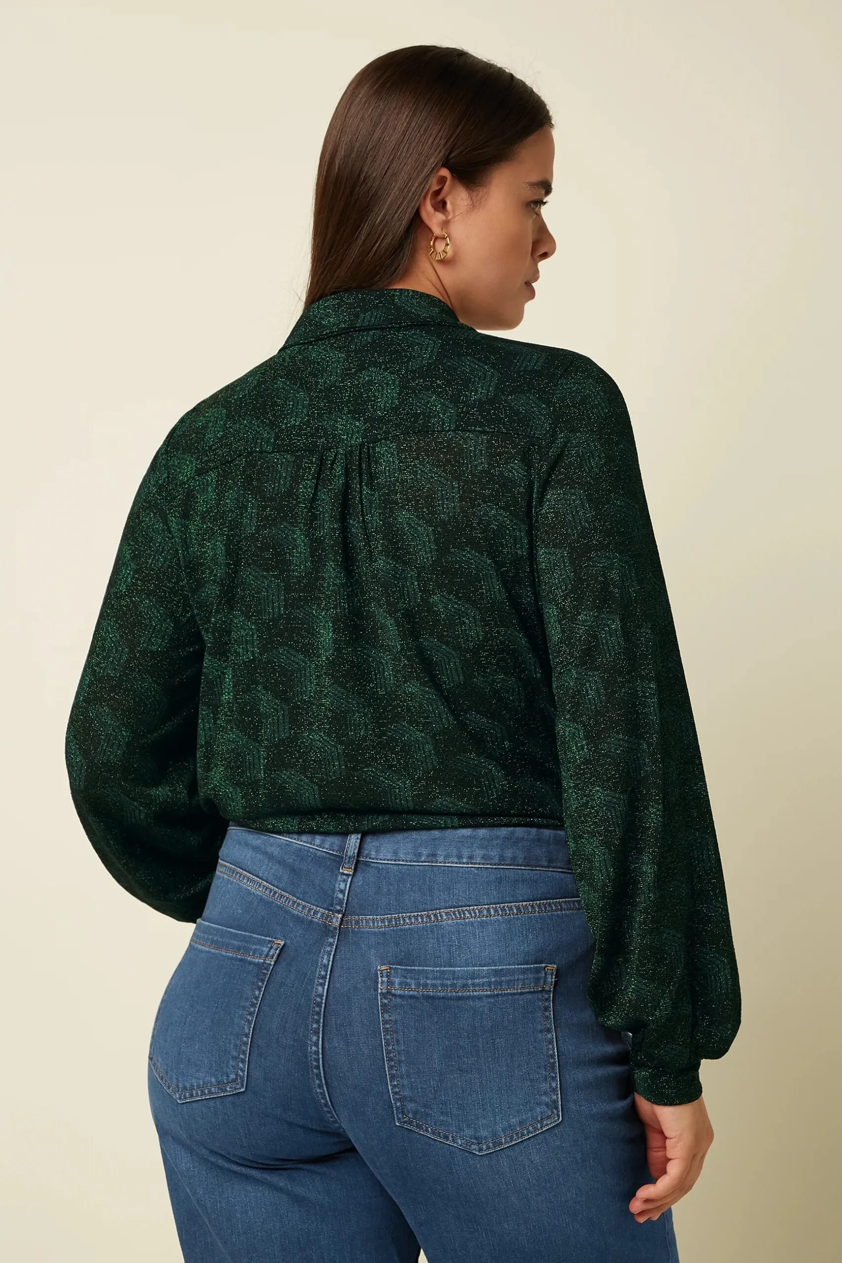 Maisie Blouse Noha - pine green - Afbeelding 2