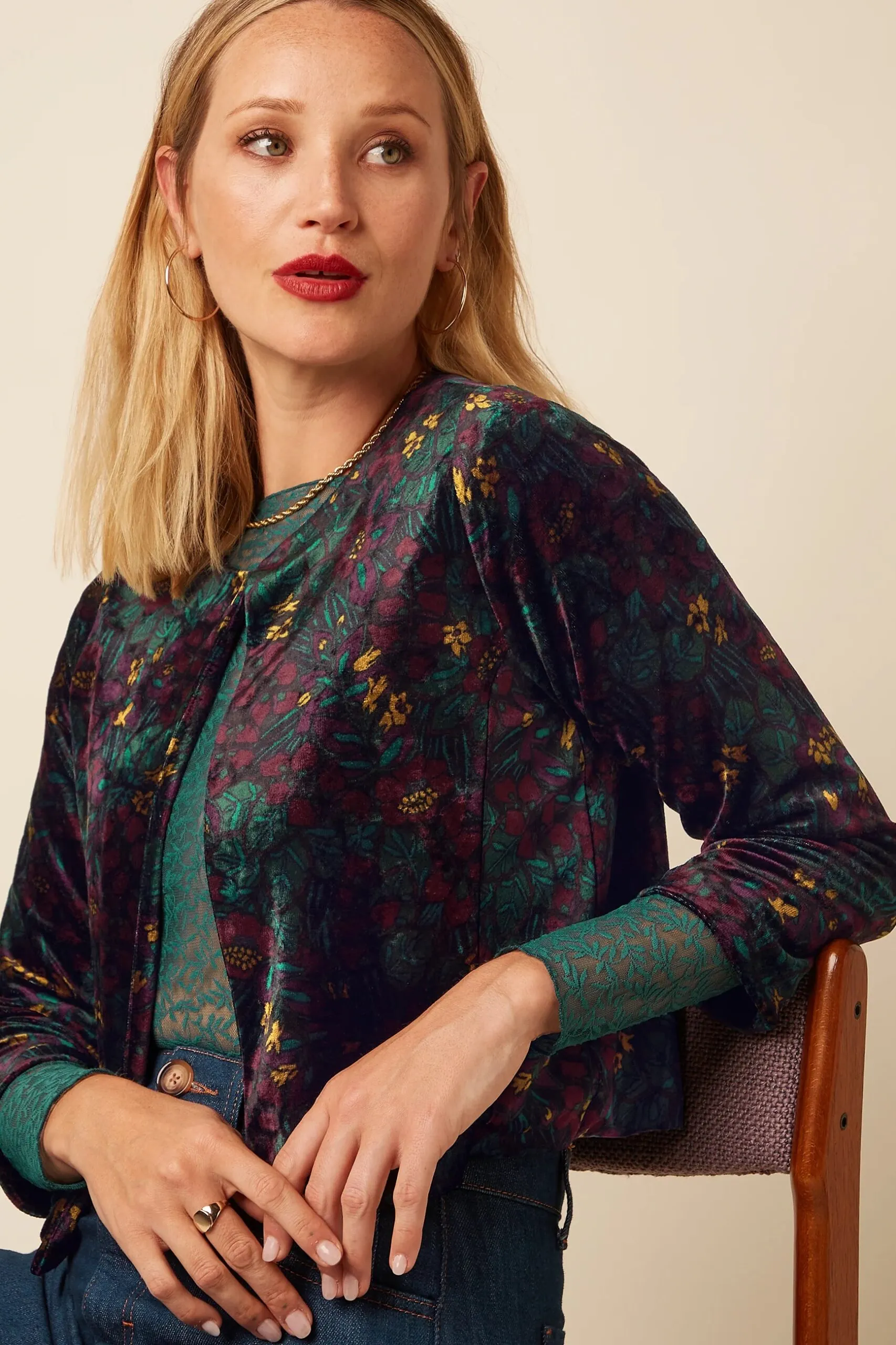 Paloma Jacket Sierra Velvet - Zwart