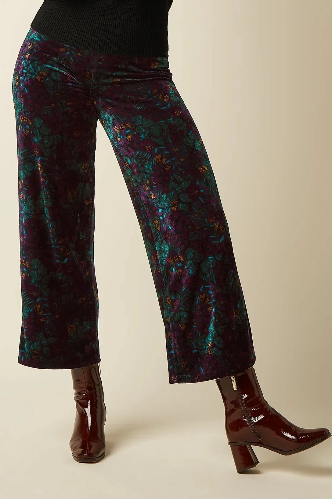 Sara Pants Sierra Velvet - Zwart