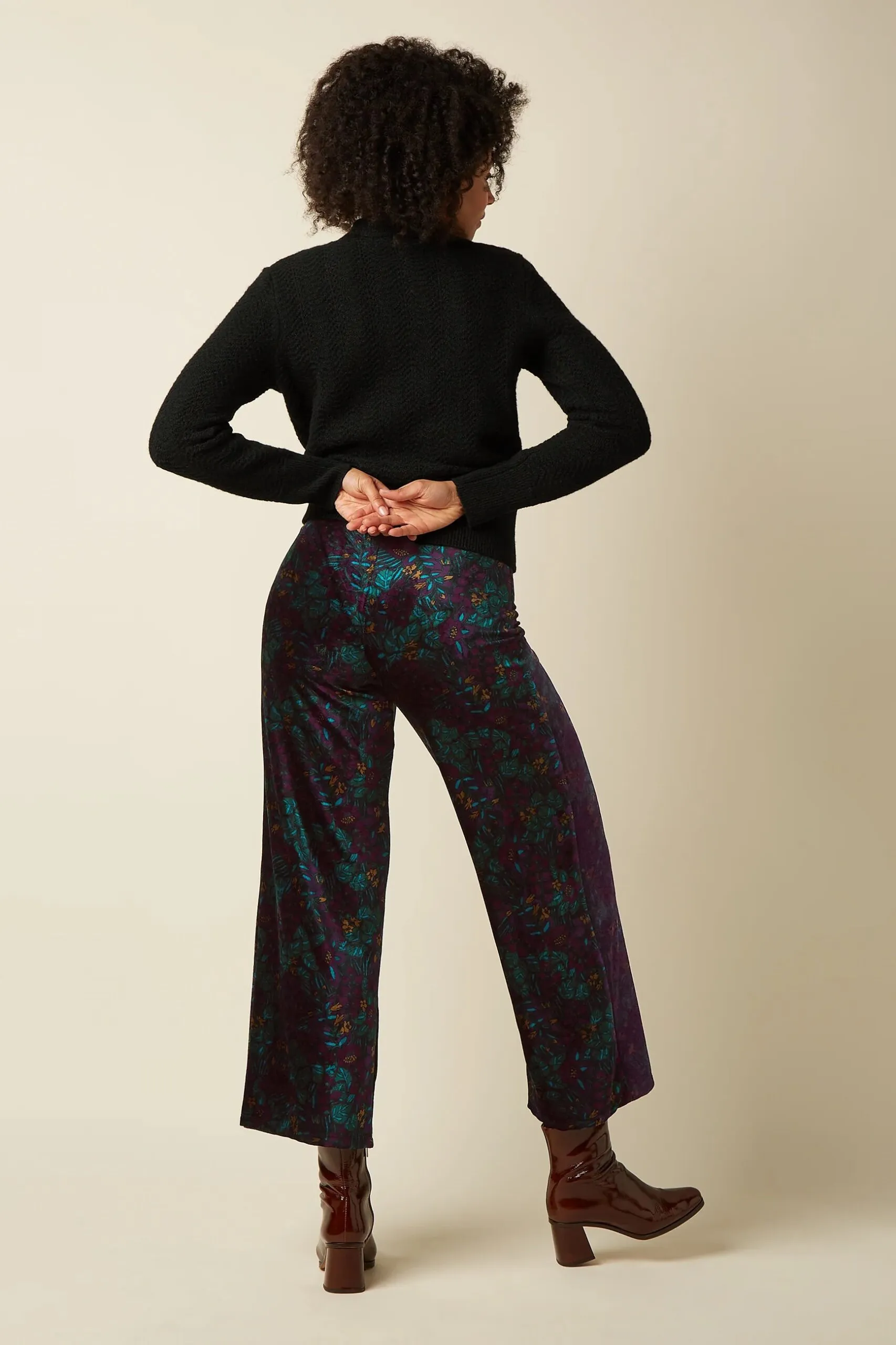 Sara Pants Sierra Velvet - Zwart - Afbeelding 3