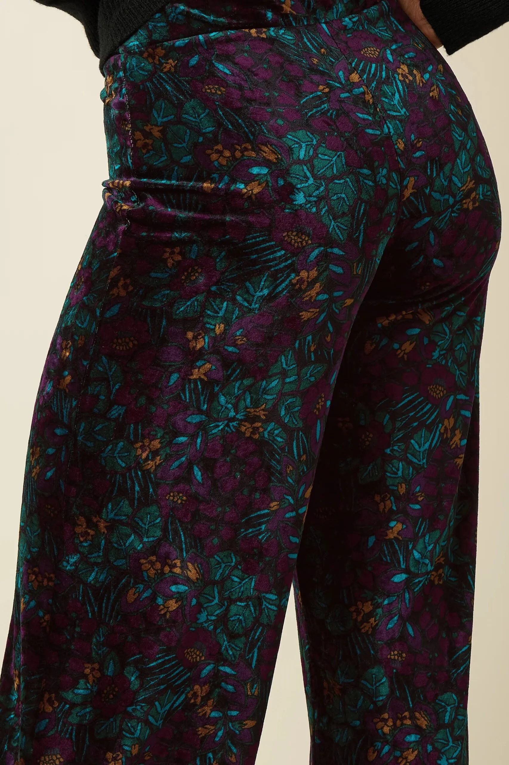 Sara Pants Sierra Velvet - Zwart - Afbeelding 4