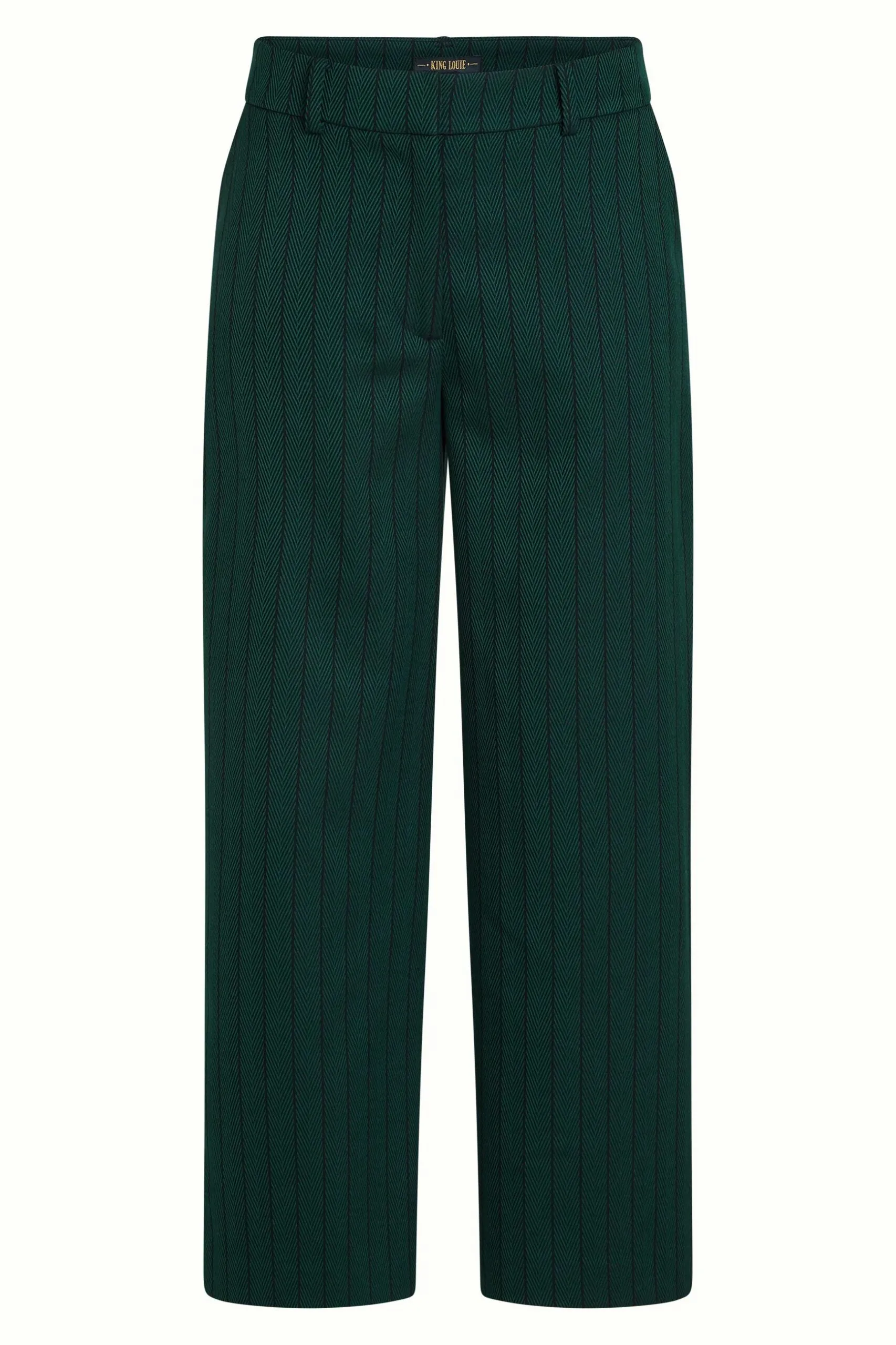 Federica Pants Dale Chevron - pine green - Afbeelding 4