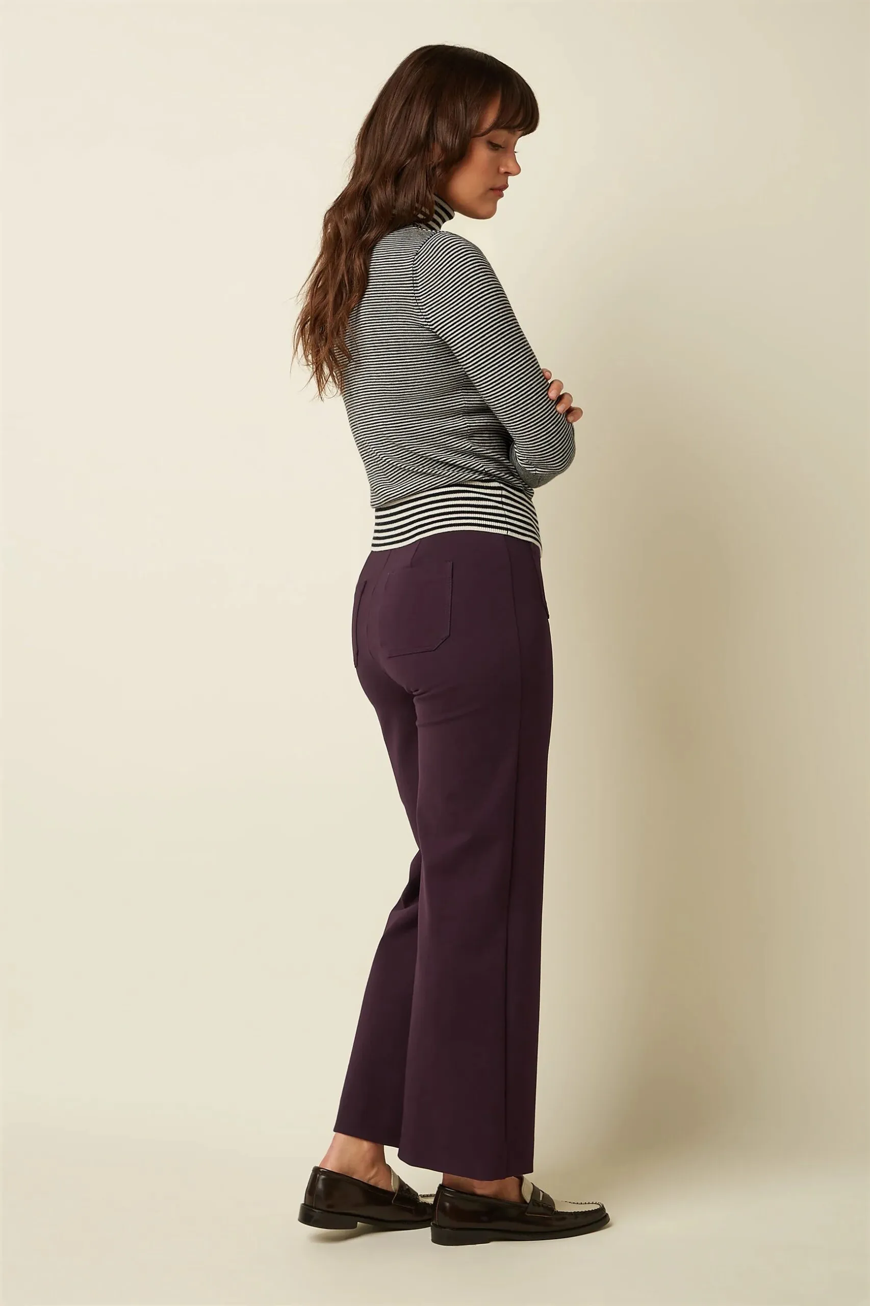 Cinzia Pocket Pants Uni Rodeo - Grape red - Afbeelding 2