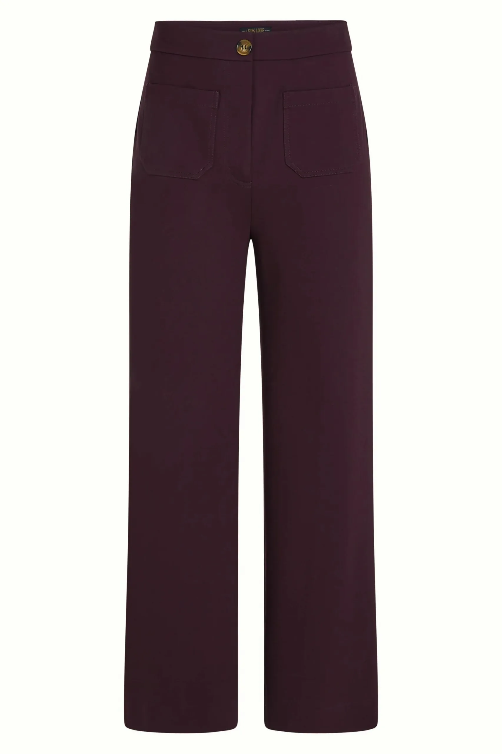 Cinzia Pocket Pants Uni Rodeo - Grape red - Afbeelding 4