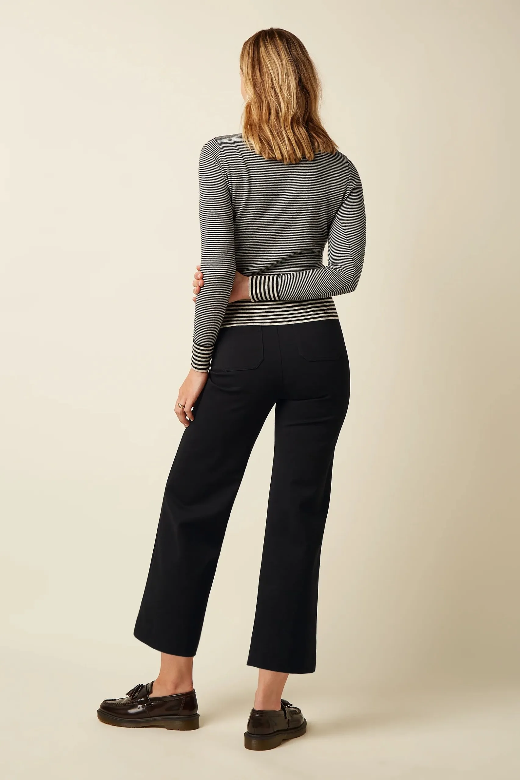 Cinzia Pocket Pants Uni Rodeo - Zwart - Afbeelding 3