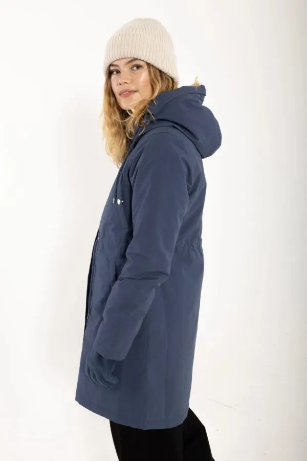 Danenora Winter Parka - Dark Grey Blue