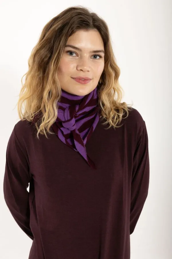 Danecharmer Merino Wool Scarf - Dark wine