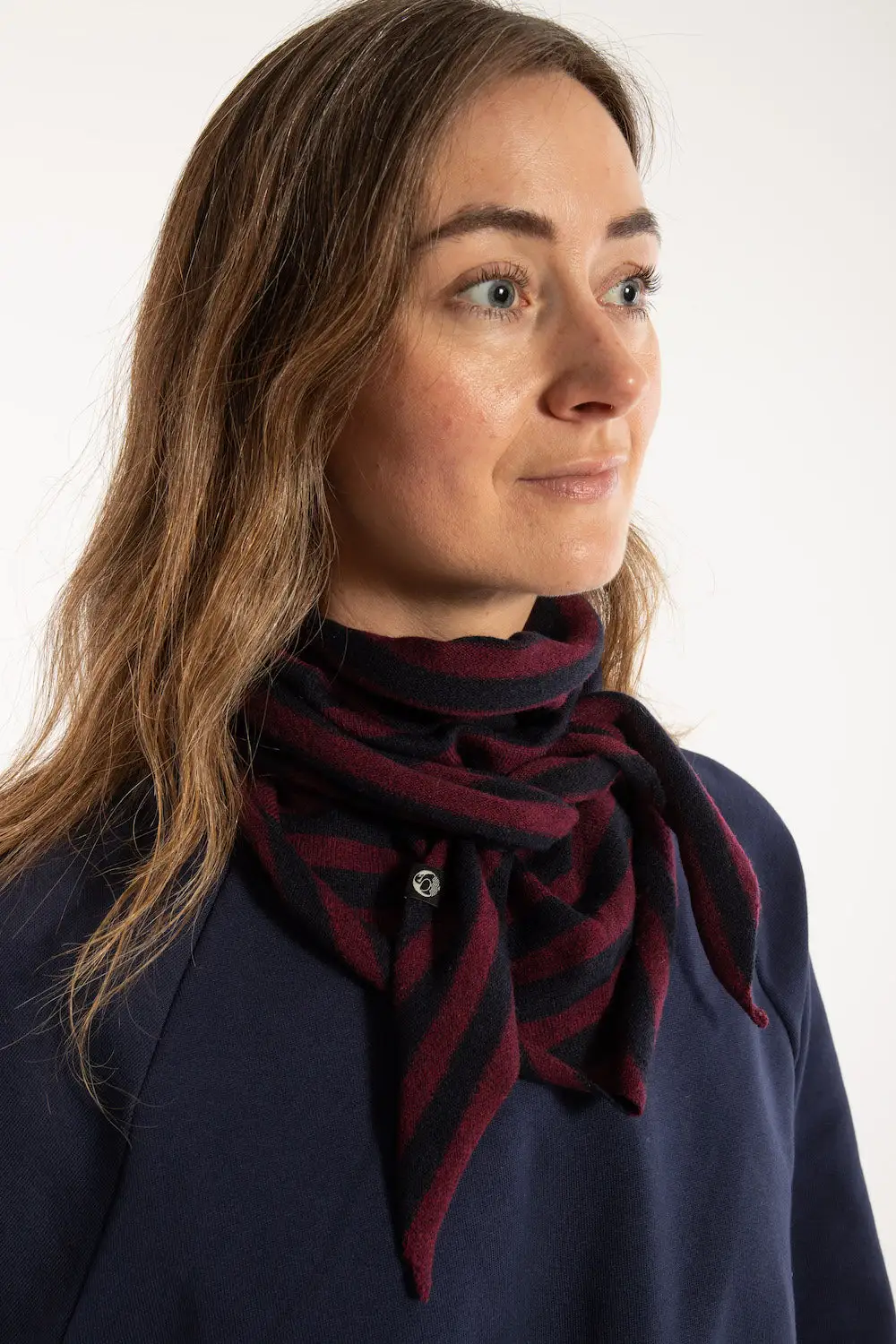 Danechic Merino Scarf - bordeaux