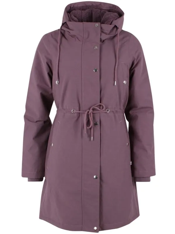 Danenora Winter Parka - Grey Plum