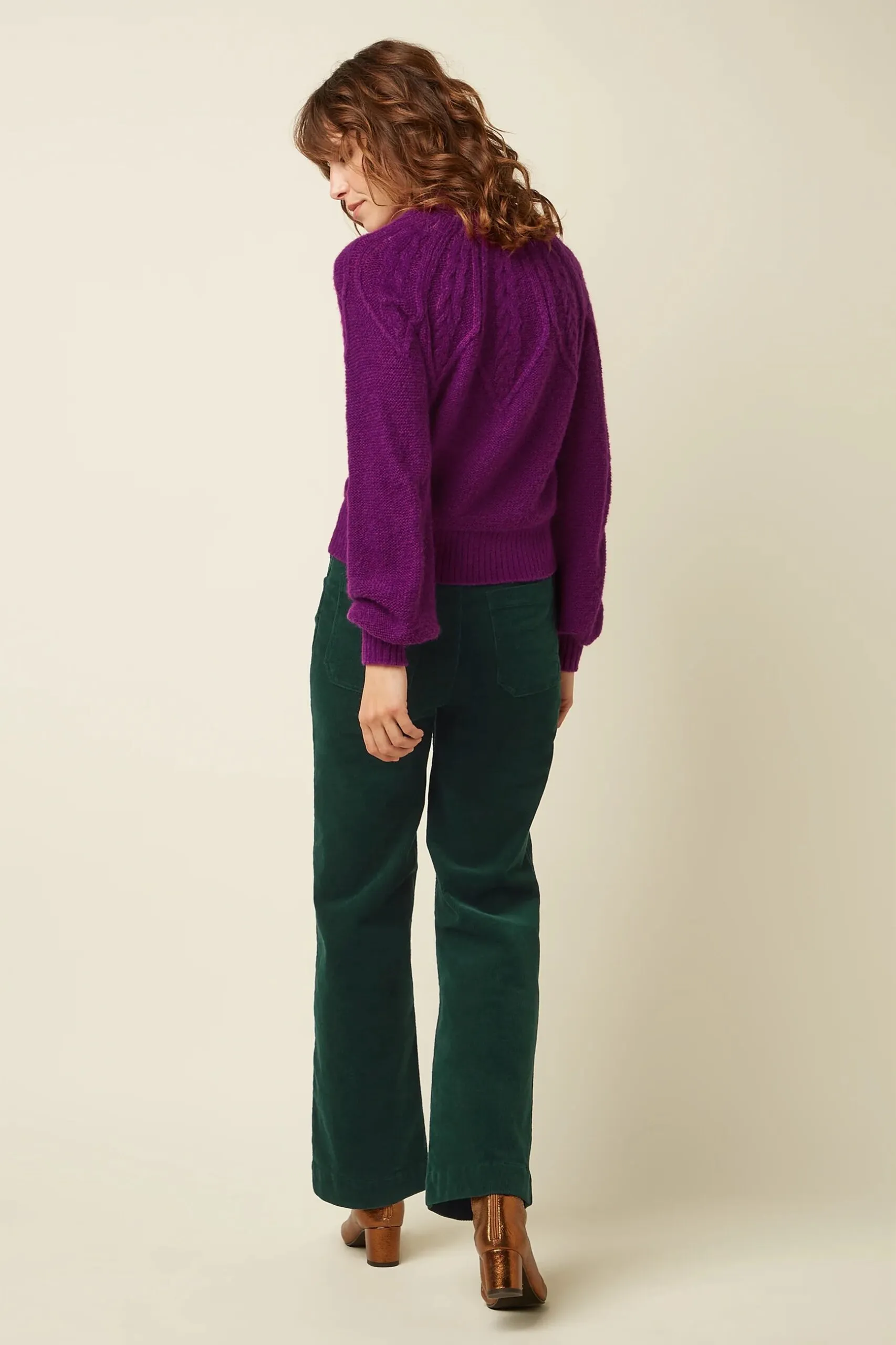 Bob Pants Corduroy - pine green - Afbeelding 2