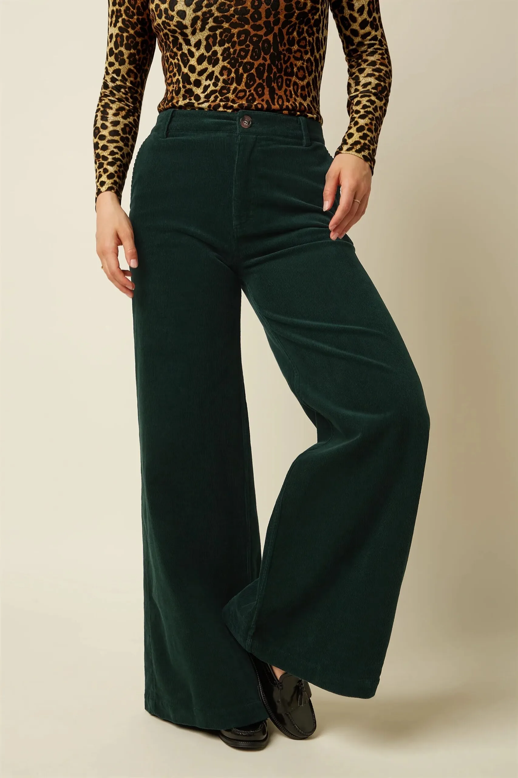 Peppa Pants Corduroy - pine green - Afbeelding 3