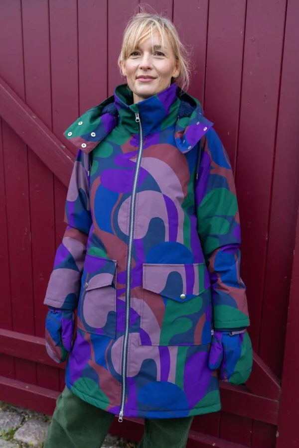 Daneturell Winter Coat - Grey Plum TROPS