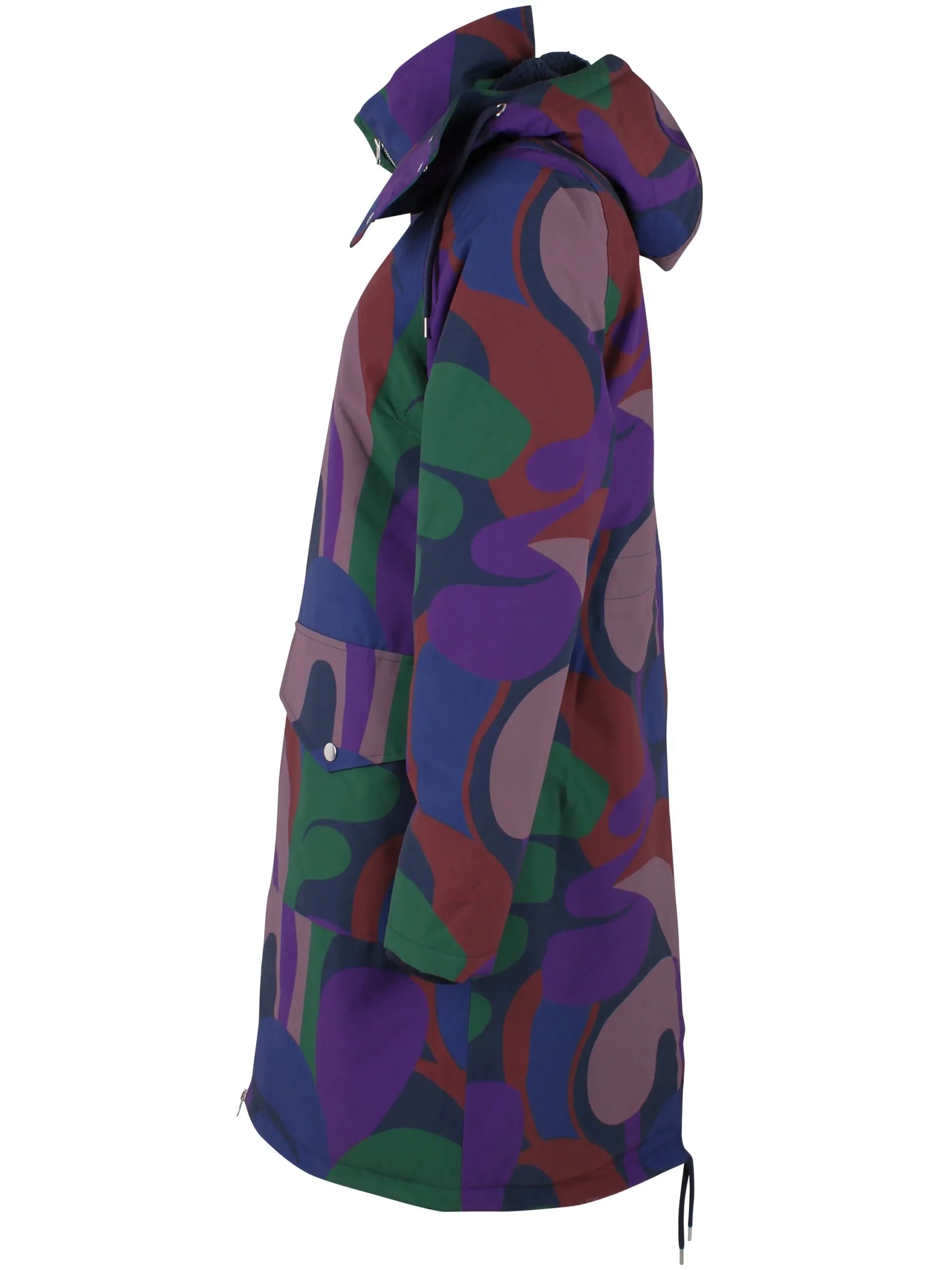 Daneturell Winter Coat - Grey Plum TROPS - Afbeelding 3
