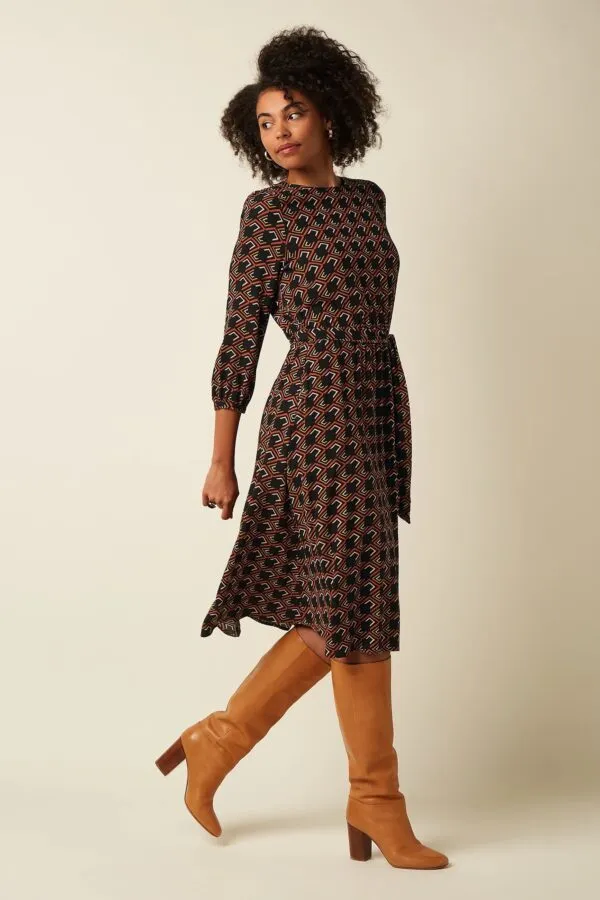Betty Dress Loose Fit Calou - Spicy Brown