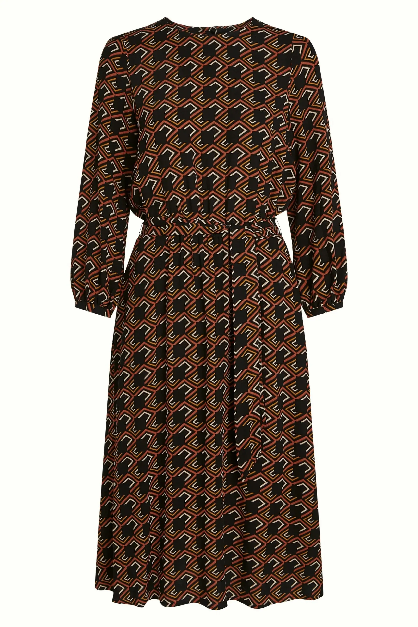 Betty Dress Loose Fit Calou - Spicy Brown - Afbeelding 5