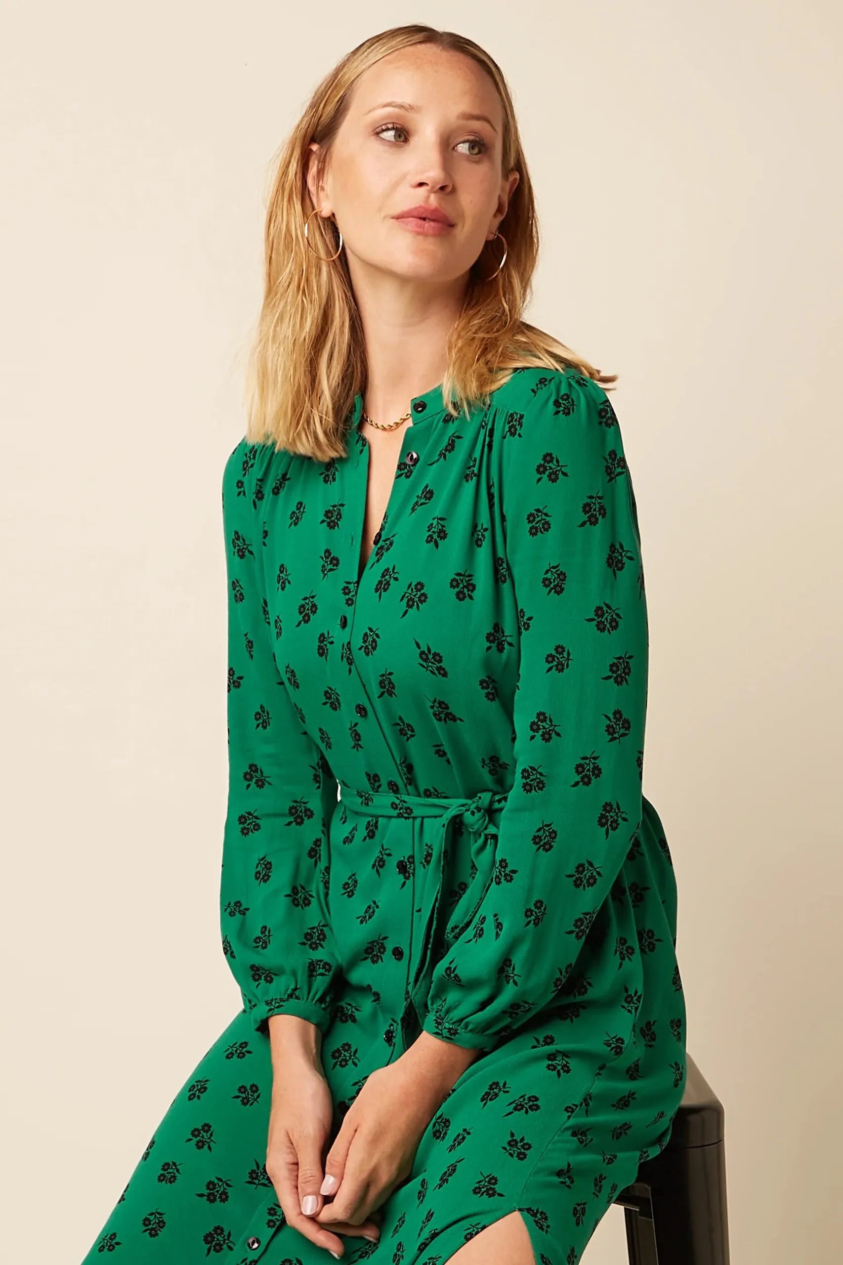 Stella Midi Dress Farlane - Groen - Afbeelding 3