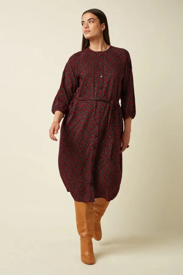 Cybil Dress Juniper - Grape red