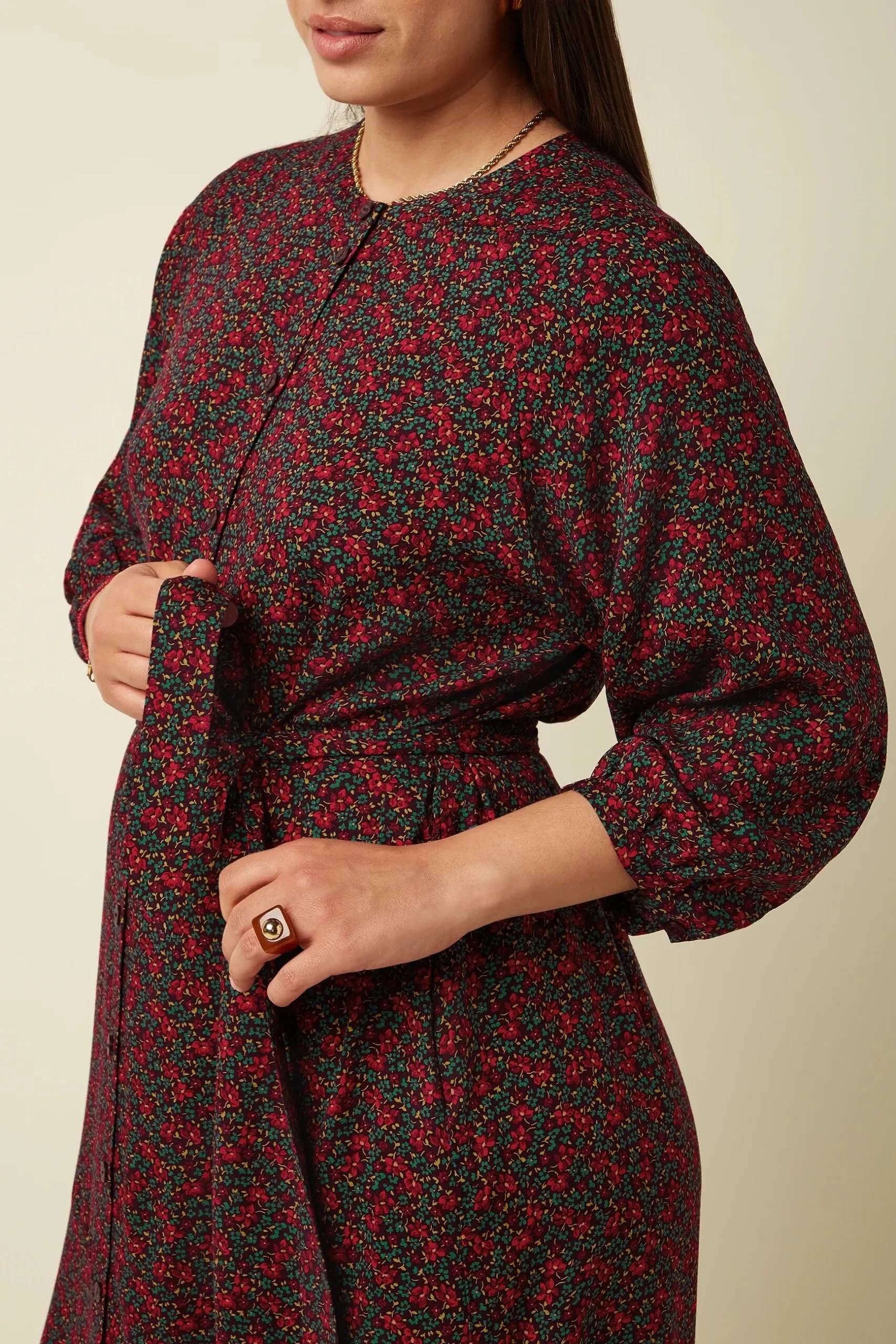 Cybil Dress Juniper - Grape red - Afbeelding 3
