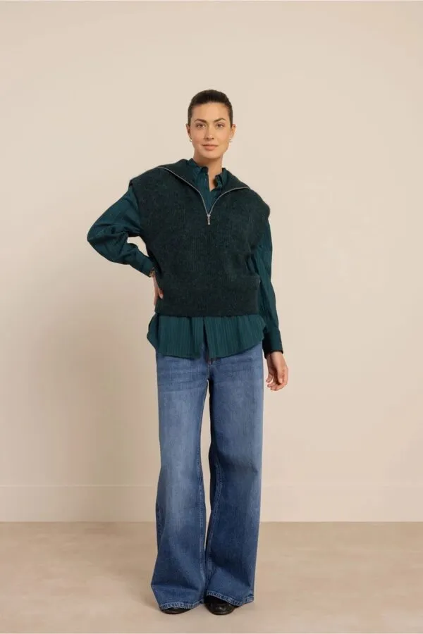 Joesha sleeveless pullover - Dark Teal