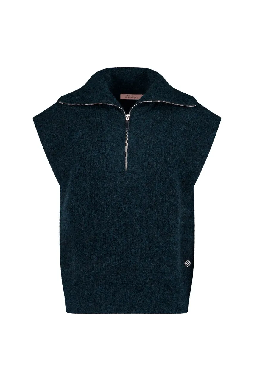 Joesha sleeveless pullover - Dark Teal - Afbeelding 5