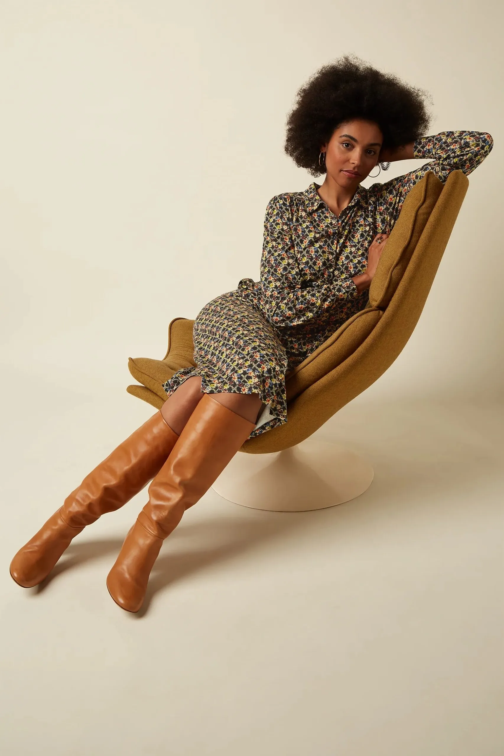 Carina Dress Madee - Zwart - Afbeelding 4