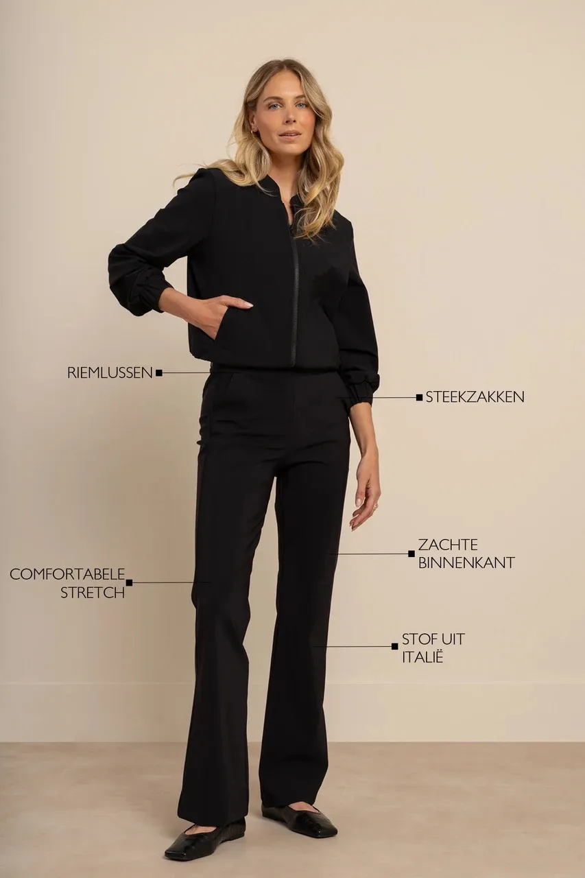 Flair winter bonded trousers - Zwart - Afbeelding 4