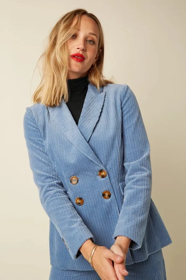Tina Blazer Birch Cord - Lavender
