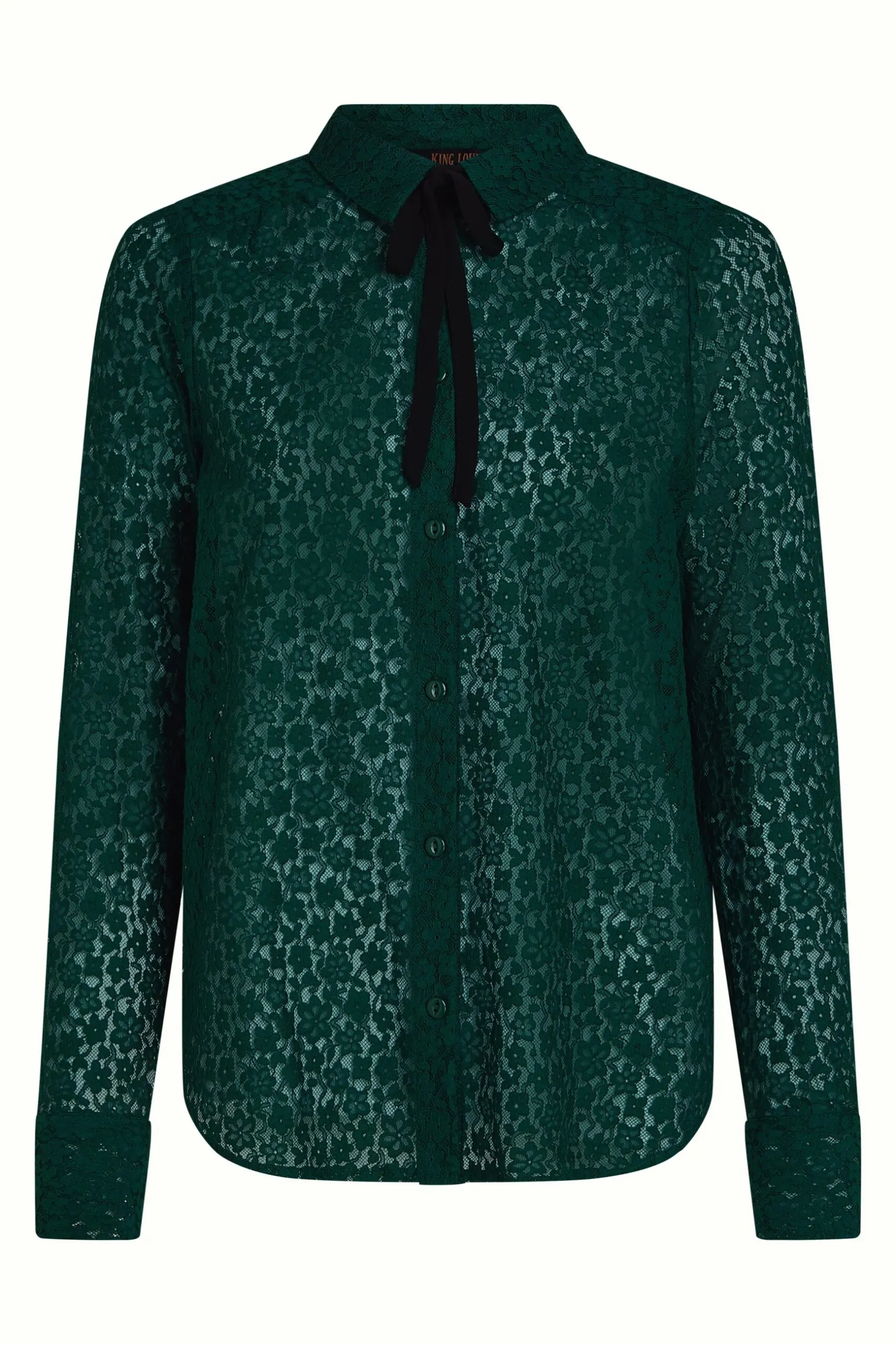 Elia Blouse Liana Lace - Botanical Green - Afbeelding 6