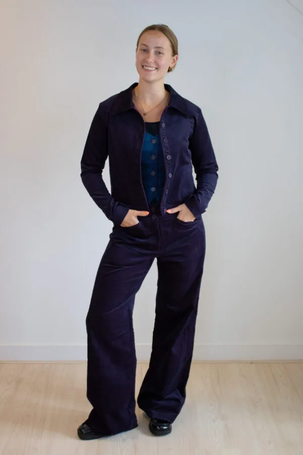 London trousers CC - Paars